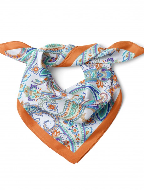 Etnik Desen Fular Bandana 70x70 Cm