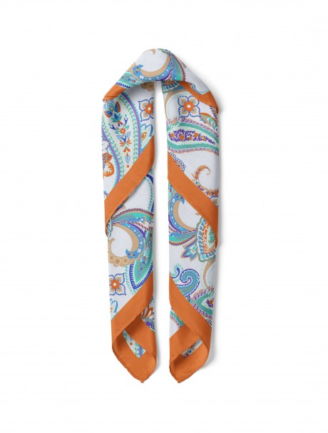 Etnik Desen Fular Bandana 70x70 Cm