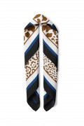 Leopar Desen Fular Bandana 70x70 Cm
