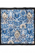 Çiçek Desen Fular Bandana 70x70 Cm