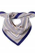 Çizgi Kare Desen Fular Bandana 70x70 Cm