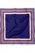Çizgi Desen Fular Bandana 70x70 Cm