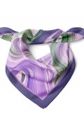 Çiçek Desen Fular Bandana 70x70 Cm