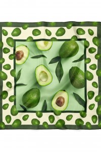Avokado Desen Fular Bandana 70x70 Cm