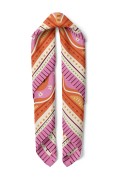 Tropikal Palmiye Desen Fular Bandana 70x70 Cm