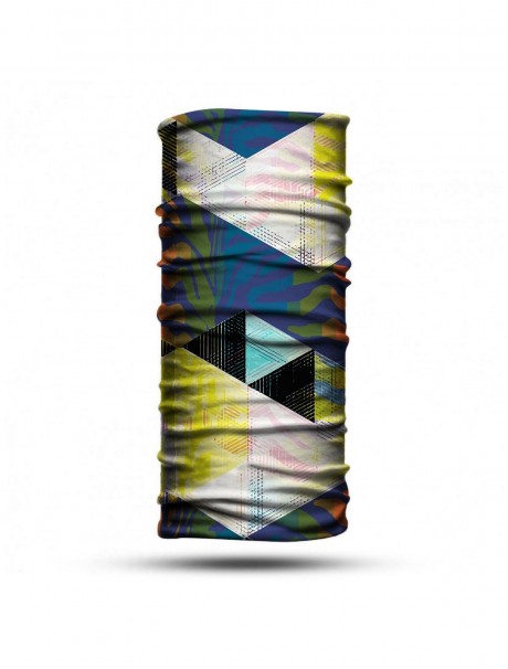 Renkli Geometri Desen Bandana Buff Baf Boyunluk