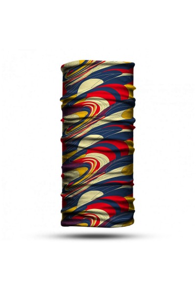 Satürn Desenli Bandana Buff Baf Boyunluk