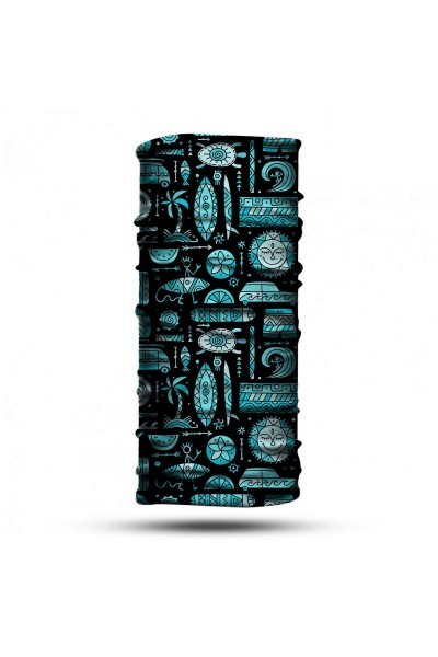 Sembol Desenli Bandana Buff Baf Boyunluk