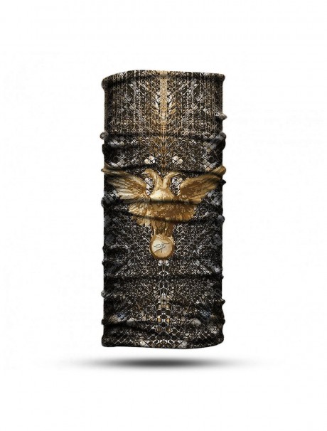 Çift Başlı Kartal Desen Bandana Buff Baf Boyunluk
