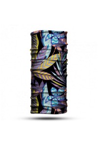 Çiçek ve Yaprak Desen Bandana Buff Baf Boyunluk