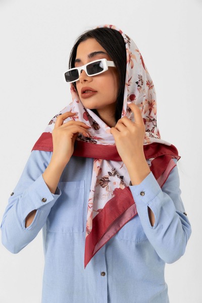 Soft Eşarp - Çiçek Desenli