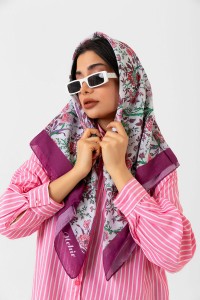 Soft Eşarp - Çiçek Desenli