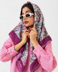 Soft Eşarp - Çiçek Desenli