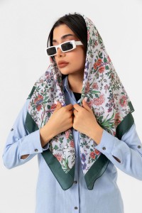Soft Eşarp - Çiçek Desenli