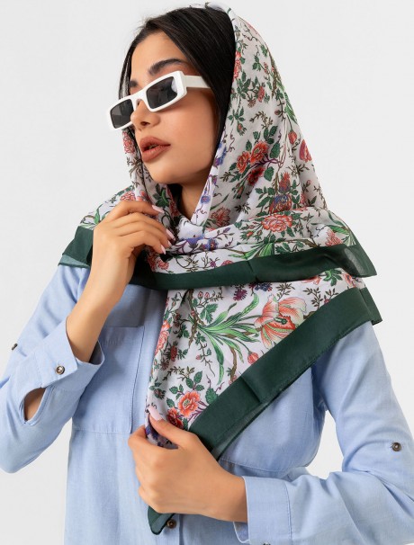 Soft Eşarp - Çiçek Desenli