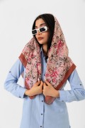 Soft Eşarp - Çiçek Desenli