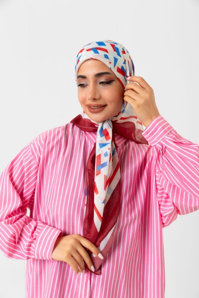 Soft Eşarp - Dikdörtgen Desen