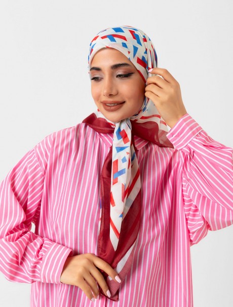 Soft Eşarp - Dikdörtgen Desen
