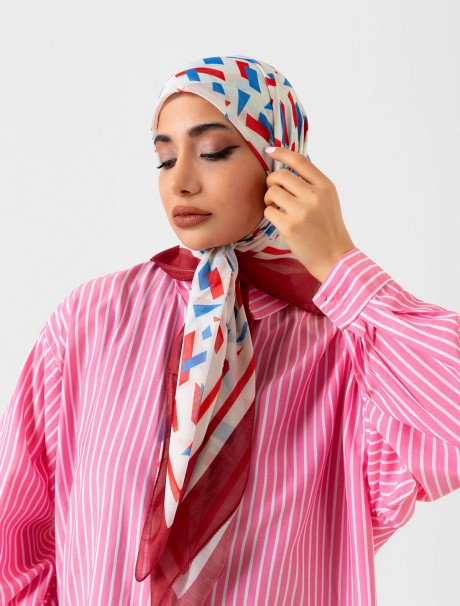 Soft Eşarp - Dikdörtgen Desen