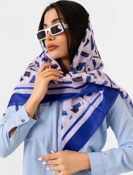 Soft Eşarp - Dikdörtgen Desen