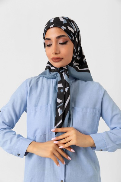 Soft Eşarp - Dikdörtgen Desen