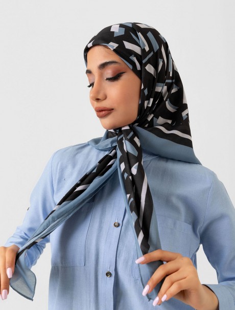 Soft Eşarp - Dikdörtgen Desen