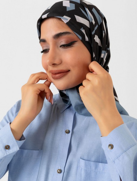 Soft Eşarp - Dikdörtgen Desen