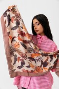 Soft Eşarp - Yaprak Desen