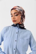 Soft Eşarp - Yaprak Desen