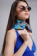 Balık Desen Fular Bandana
