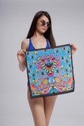 Balık Desen Fular Bandana