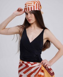 Çizgi Desen Fular Bandana