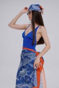 Deniz Desenli Fular Bandana