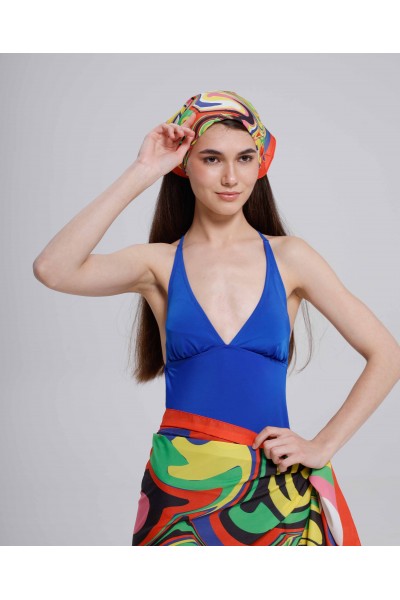 Ebruli Desen Fular Bandana