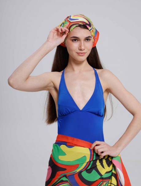 Ebruli Desen Fular Bandana