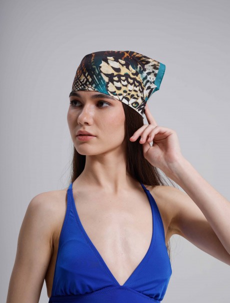 Kelebek Desenli Fular Bandana