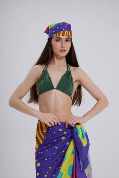 Renkli Desen Fular Bandana