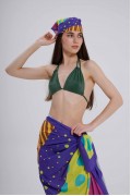 Renkli Desen Fular Bandana