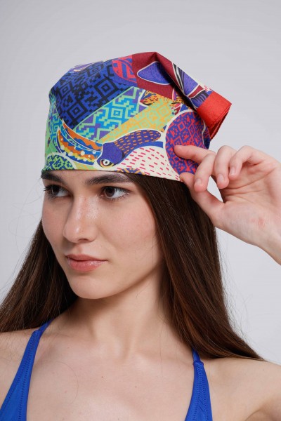 Tukan Kuşu Desen Fular Bandana