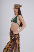 Zebra Desen Hayvan Motif Fular Bandana