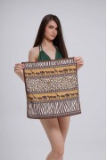 Zebra Desen Hayvan Motif Fular Bandana