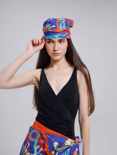 Zürafa Ve Zebra Desen Fular Bandana