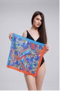 Zürafa Ve Zebra Desen Fular Bandana