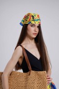 Yüz Desen Fular Bandana