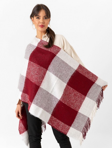 Kadın Buklet Şal - Kalın & Yün