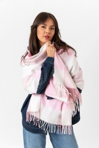 Kadın Buklet Şal - Kalın & Yün 180 x 60 Cm