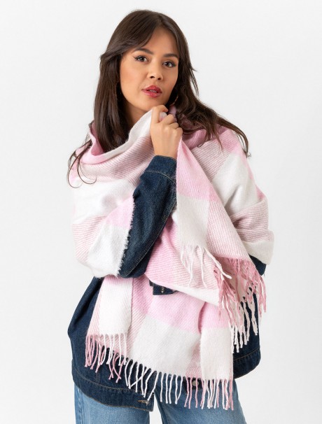 Kadın Buklet Şal - Kalın & Yün 180 x 60 Cm