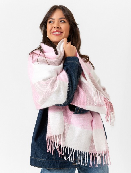 Kadın Buklet Şal - Kalın & Yün 180 x 60 Cm