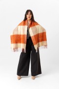 Kadın Buklet Şal - Kalın & Yün 180 x 60 Cm