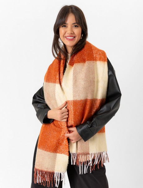 Kadın Buklet Şal - Kalın & Yün 180 x 60 Cm